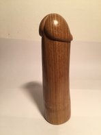 hand carved woodwn dildo